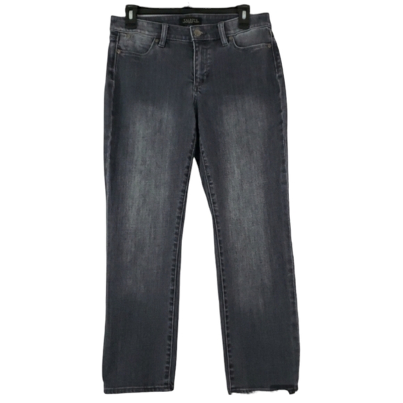 Talbots~Size 6 Petite~Black Denim Flawless Five Pocket Slim Ankle Curvy Jeans. - Picture 9 of 11